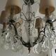 Antique chandelier with tassels