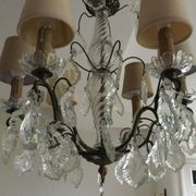 Antique chandelier with tassels