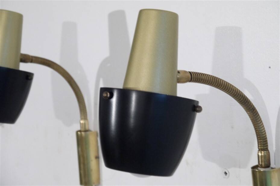 Pair of Scandinavian wall lights 1970