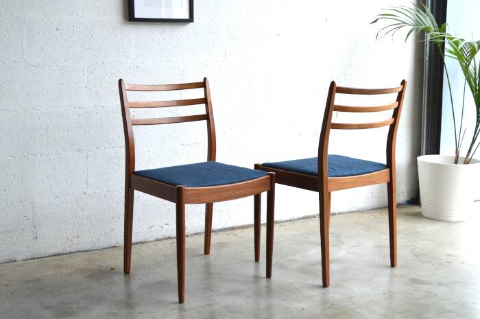 Set of four chairs by the English house G-Plan.