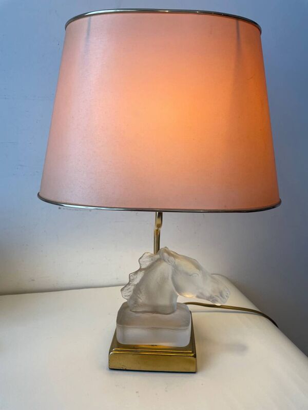Lampe Le Dauphin tête de cheval