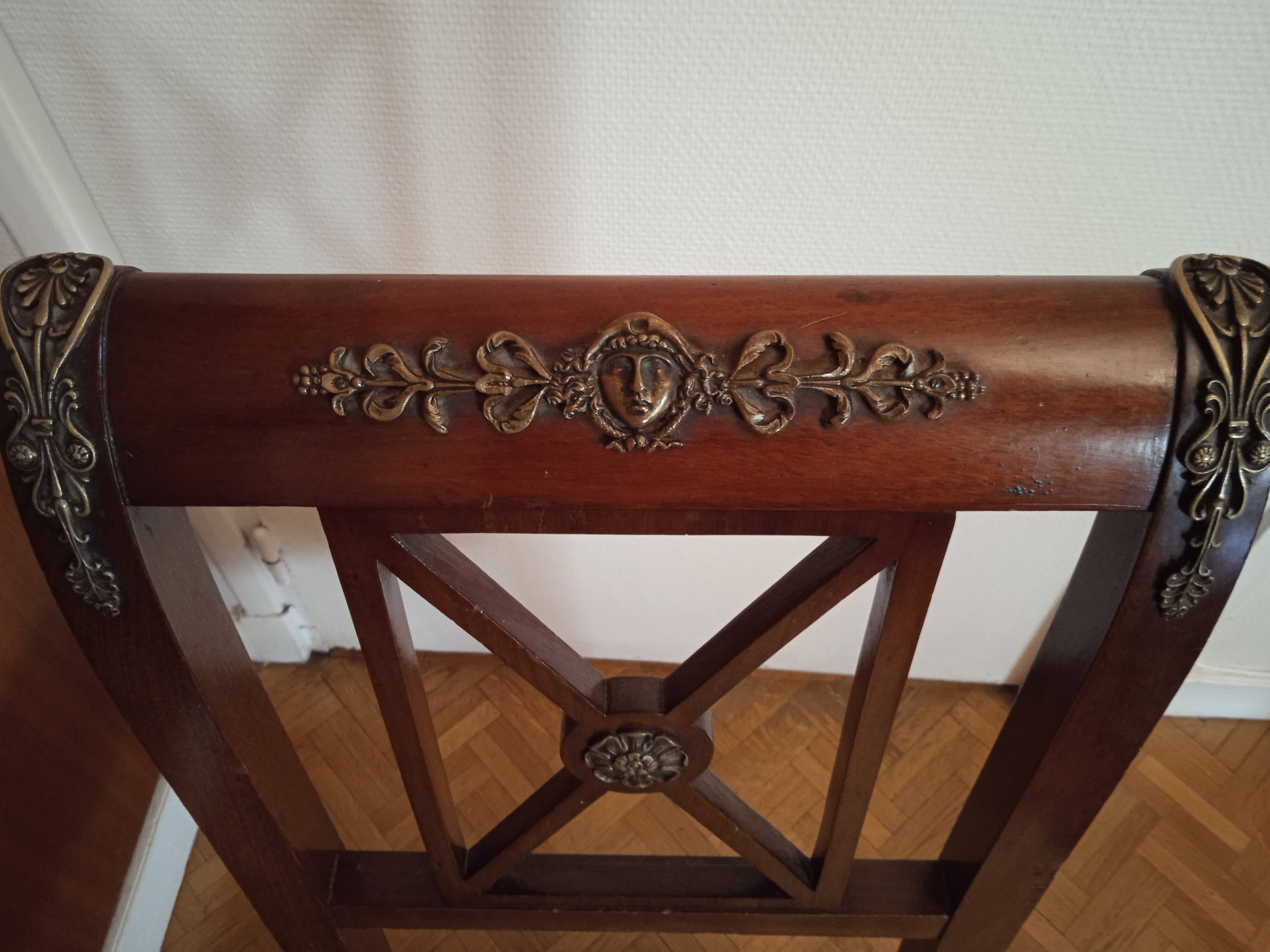 Set of two Empire chairs