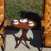 Sellette plateau ovale de style anglais