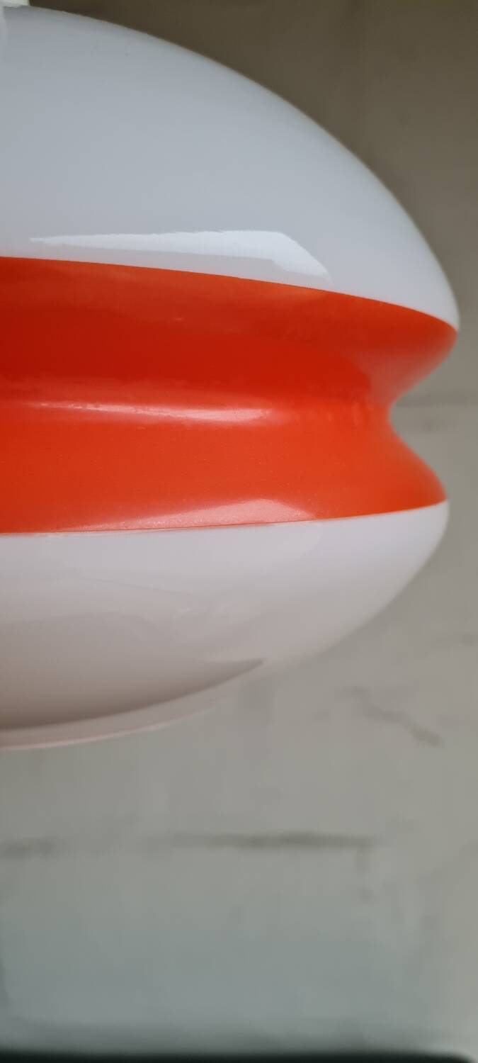 Suspension en verre opalin 1970