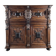 Antique carved wooden buffet in Renaissance style, late 18th / early 19th century.