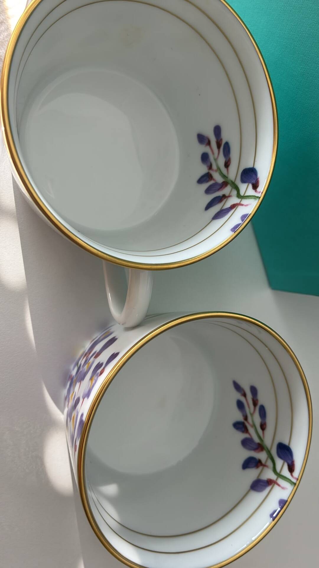Tiffany & Co porcelain cups and saucers