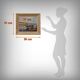 Painting "Thoniers at Dock", oil on panel, signed G. Boulard – Mid 20th century