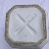 White rectangular pot cover