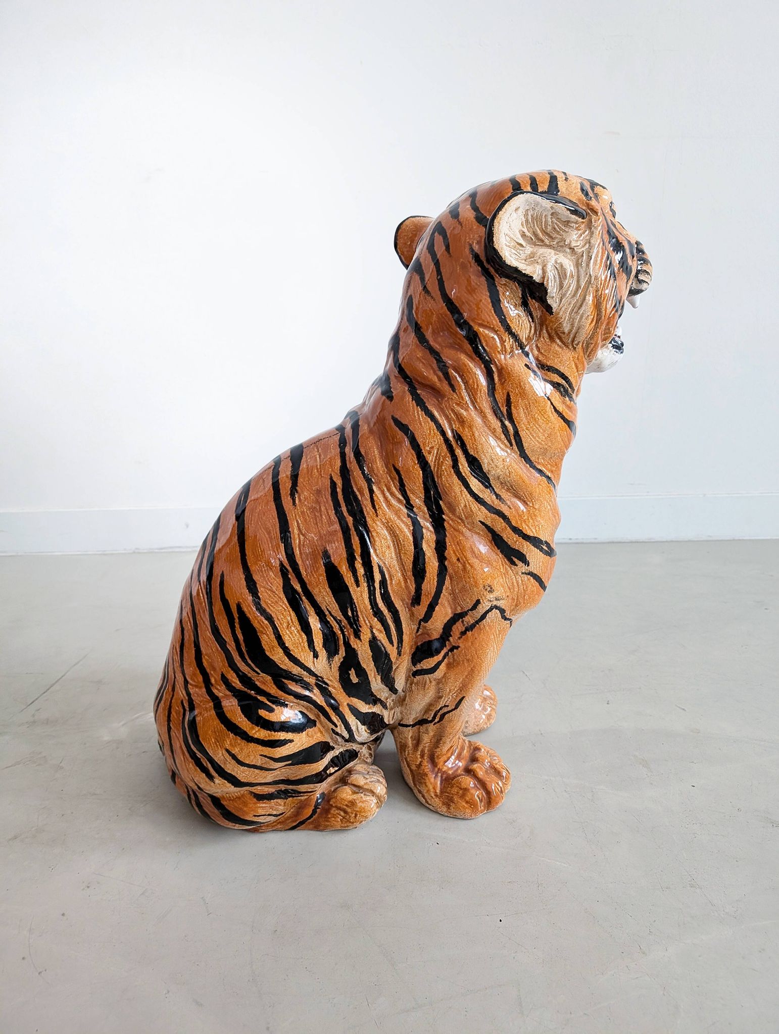Italian Ceramic Tiger Cub 1970s