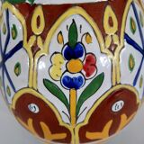 Polychrome vase in glazed earthenware, Nabeul – 1920