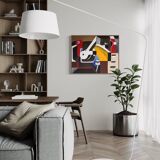 Unique original painting "solar gear" by Bodasca