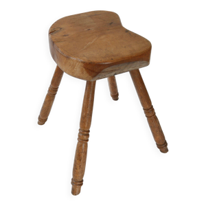tabouret vintage brutaliste