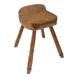 Vintage brutalist stool 1950