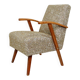 Vintage armchair modern design 1960 multicoloured