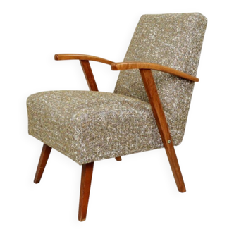 Vintage armchair modern design 1960 multicoloured