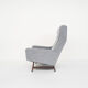 Set of two Dutch design lounge chairs with wenge feet
