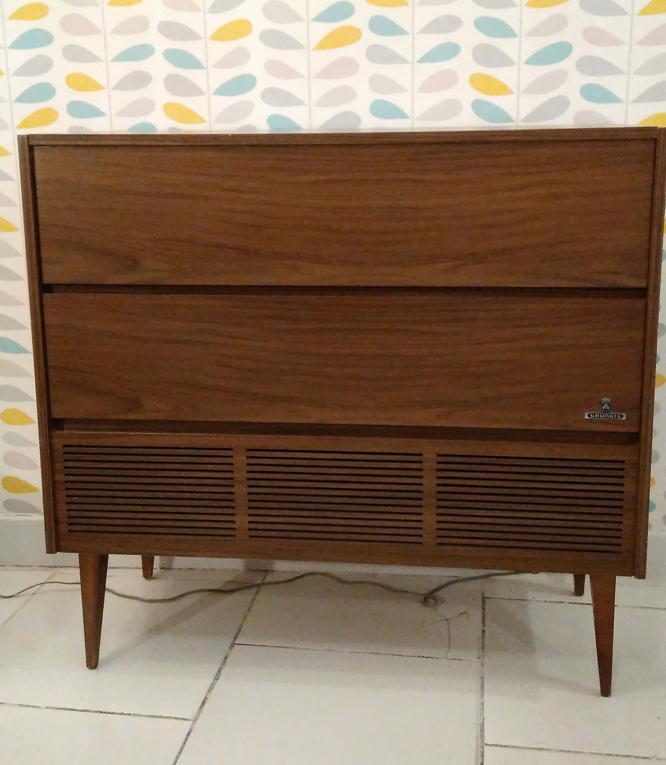 Grundig radio furniture 60 foot compass