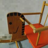Rocking horse, vintage, secure and robust.