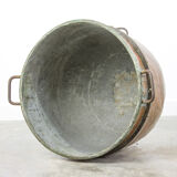 Antique copper caramel pot