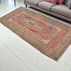Tribal Vintage Oushak Carpet