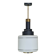 Mid-Century Modern Stilnovo Style Opaline Glass Pendant Light, 1950s/1960s