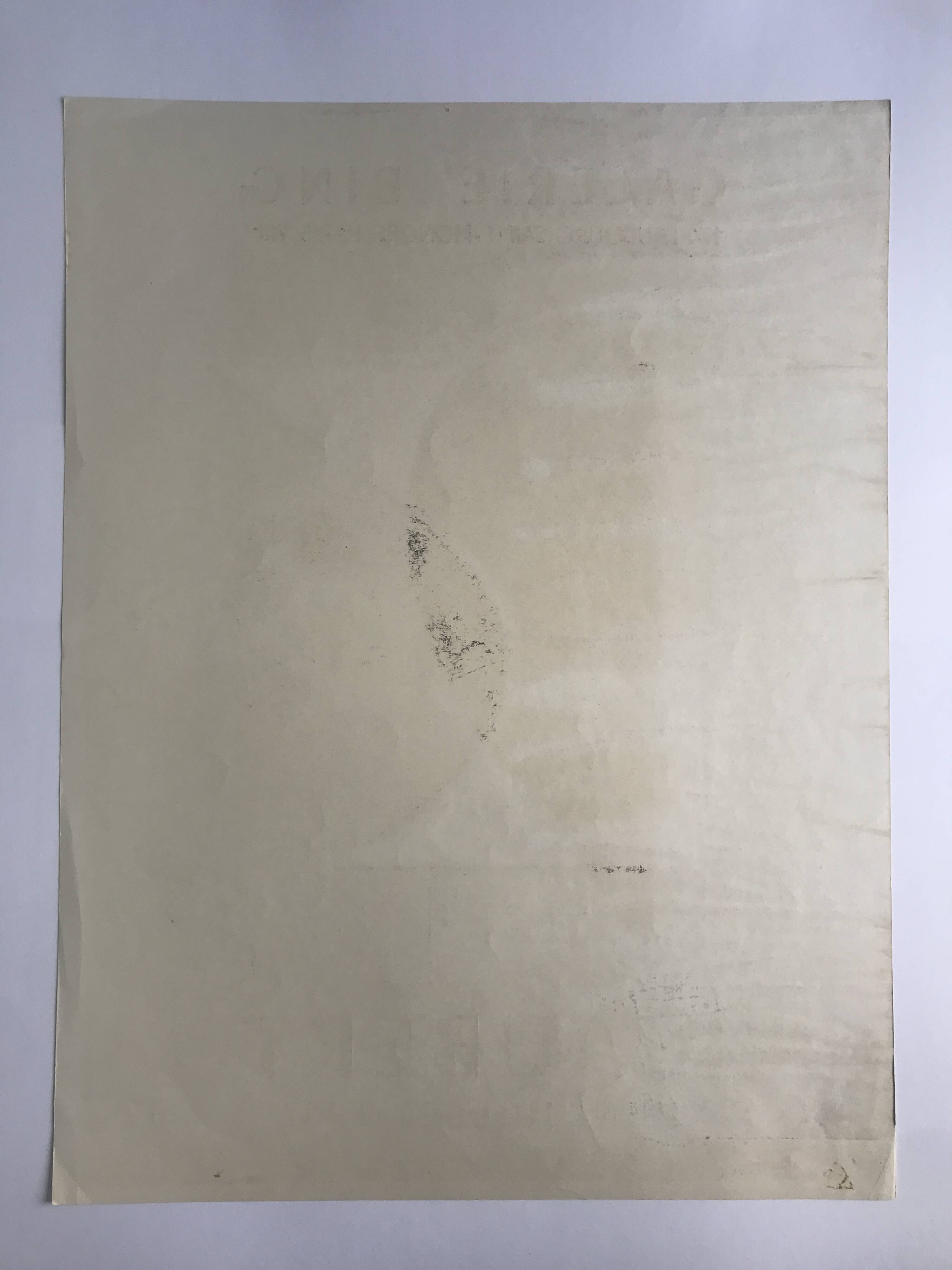 Jean PIAUBERT, Bing Gallery, 1957. Original lithograph poster