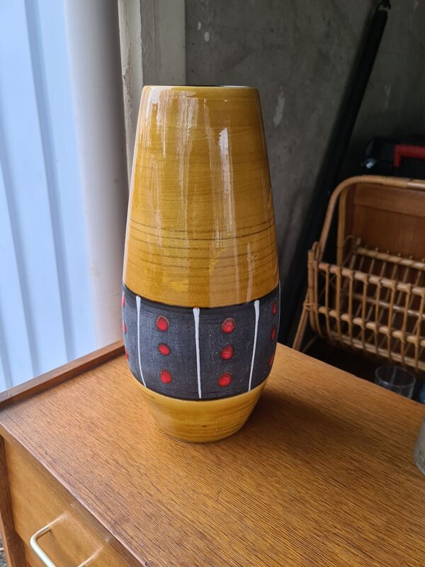 Vase Allemand Scheurich céramique Western Germany