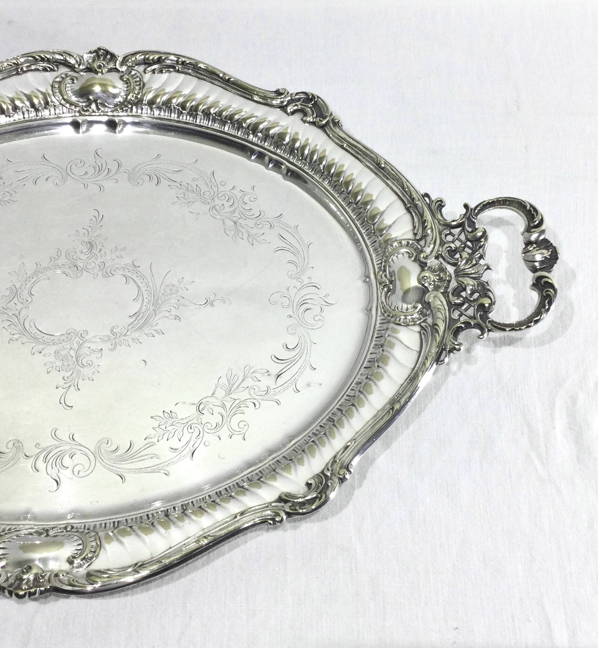 WMF - Silver-plated metal serving tray