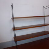 Shelf String Wood Metal Vintage 1950-1960