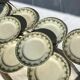 Moulin Des Loups & Hamage 12 plates model "Violetta" early twentieth century