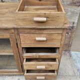 Ancien vaisselier en teck birman