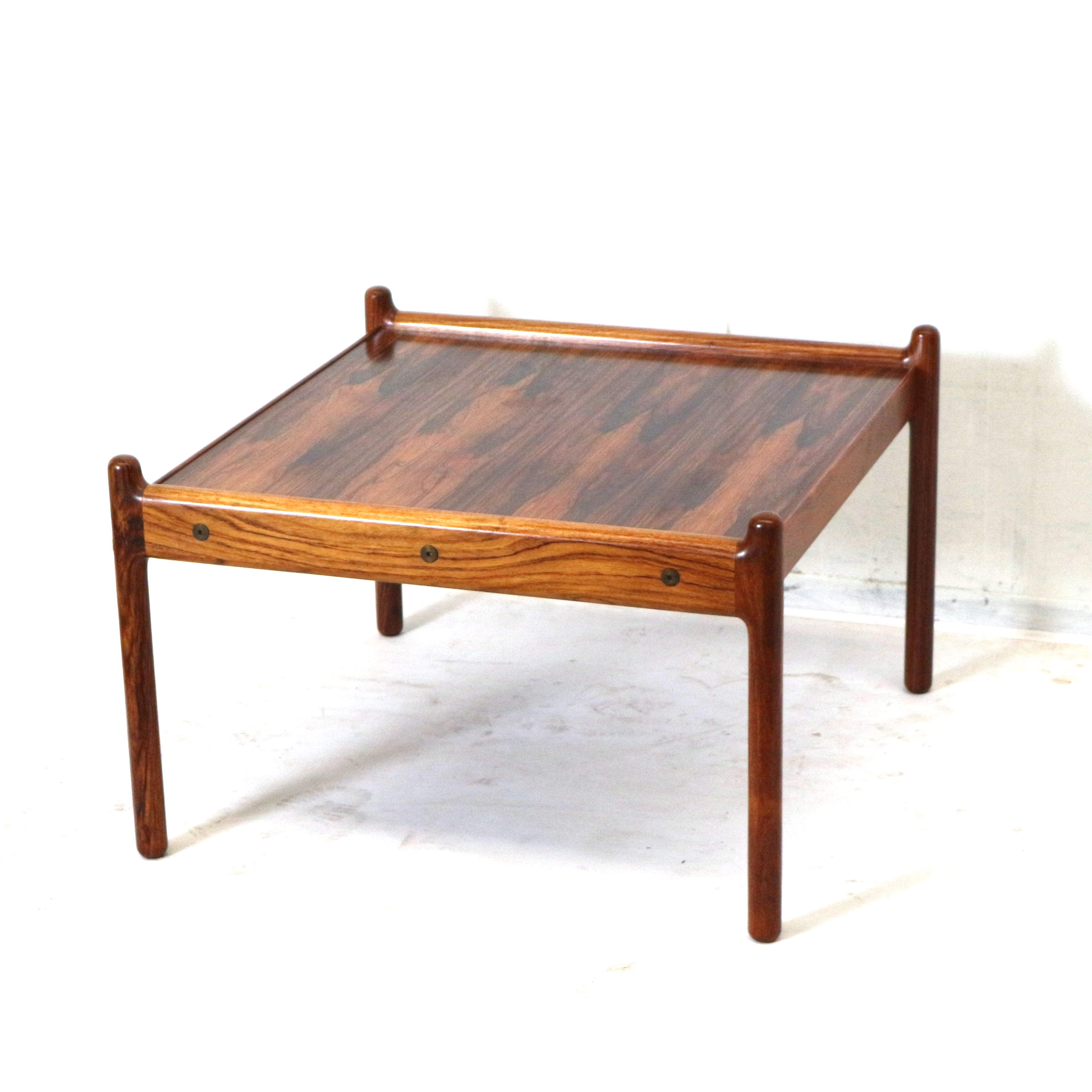 Vintage rosewood coffee table by C.F. Christensen Silkeborg made in the 1960s