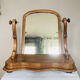 Coiffeuse de table barbière psyché Louis Philippe en noyer époque XIXe