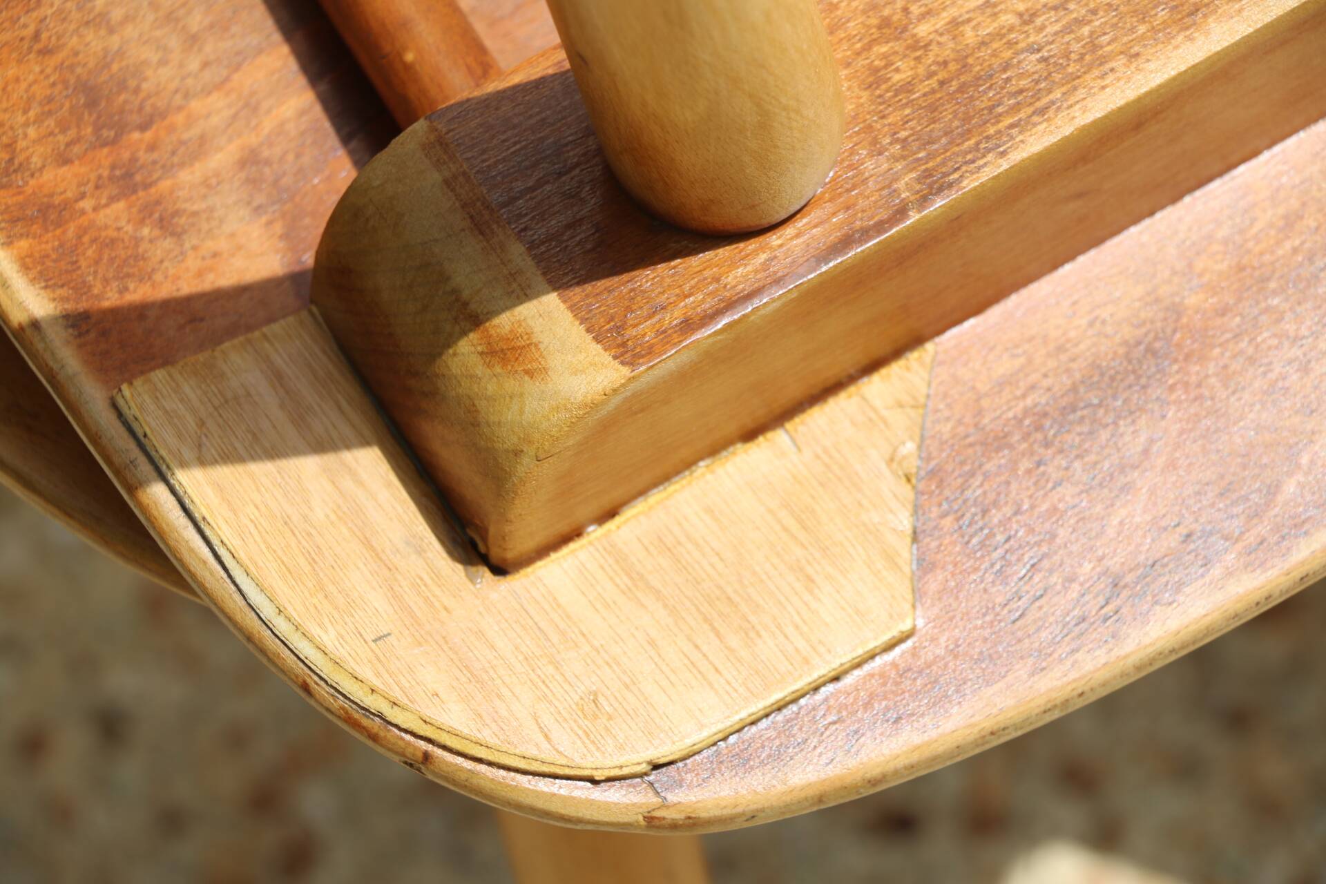 6 BAUMANN V2 chairs in light beech