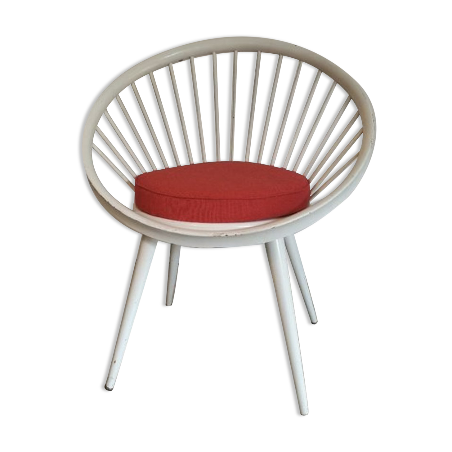 Vintage Scandinavian armchair Circle Chair 1960 Yngve Ekström
