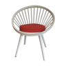 Scandinavian vintage armchair Circle Chair 1960 Yngve Ekström