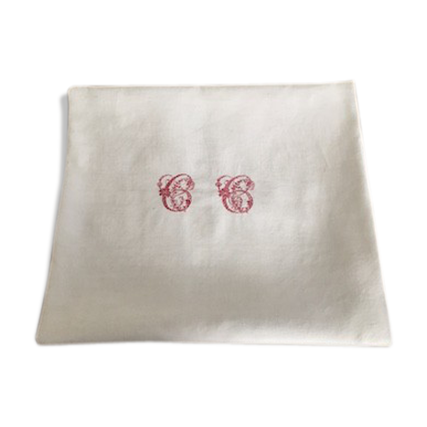 Winemaker's tablecloth, CC monogram