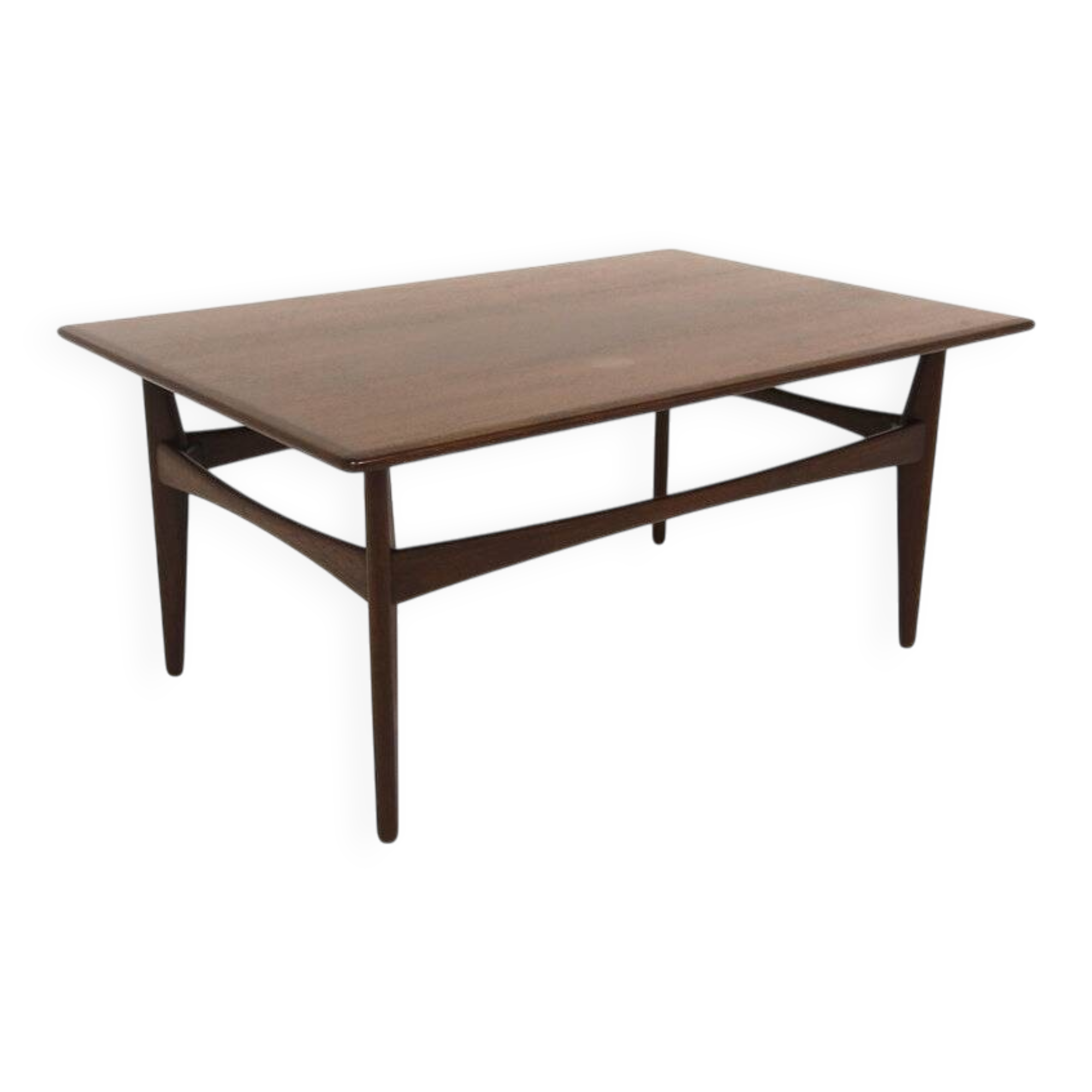 Teak coffee table, Karl Erik Ekselius, JOC, Vetlanda, Sweden, 1950