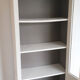 Patinated library showcase
