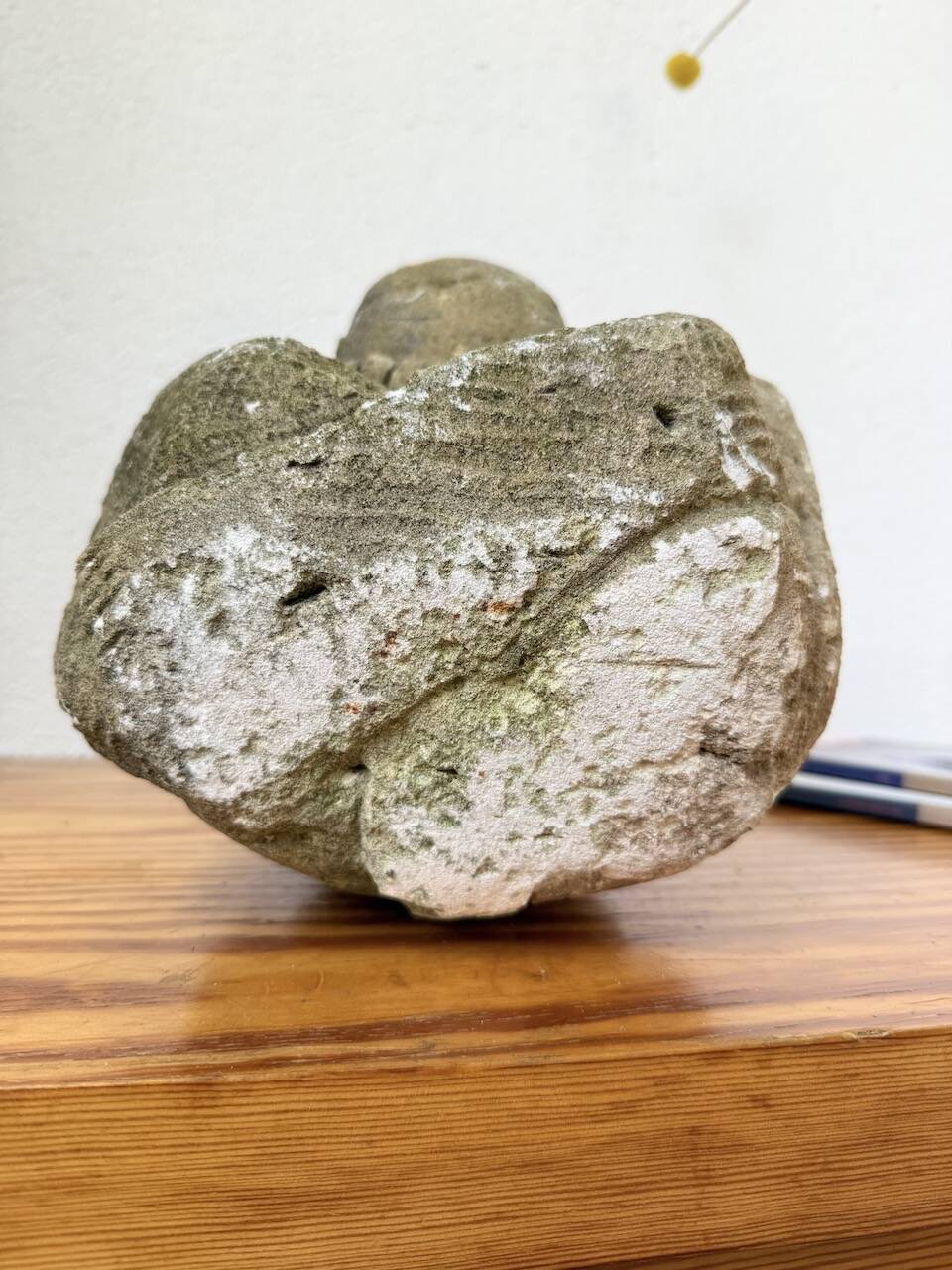 Stone sculpture of a man