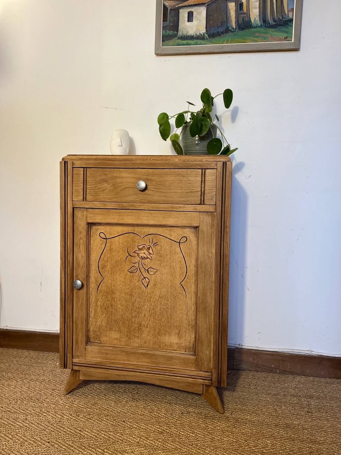 Confiturier vintage solid wood storage unit