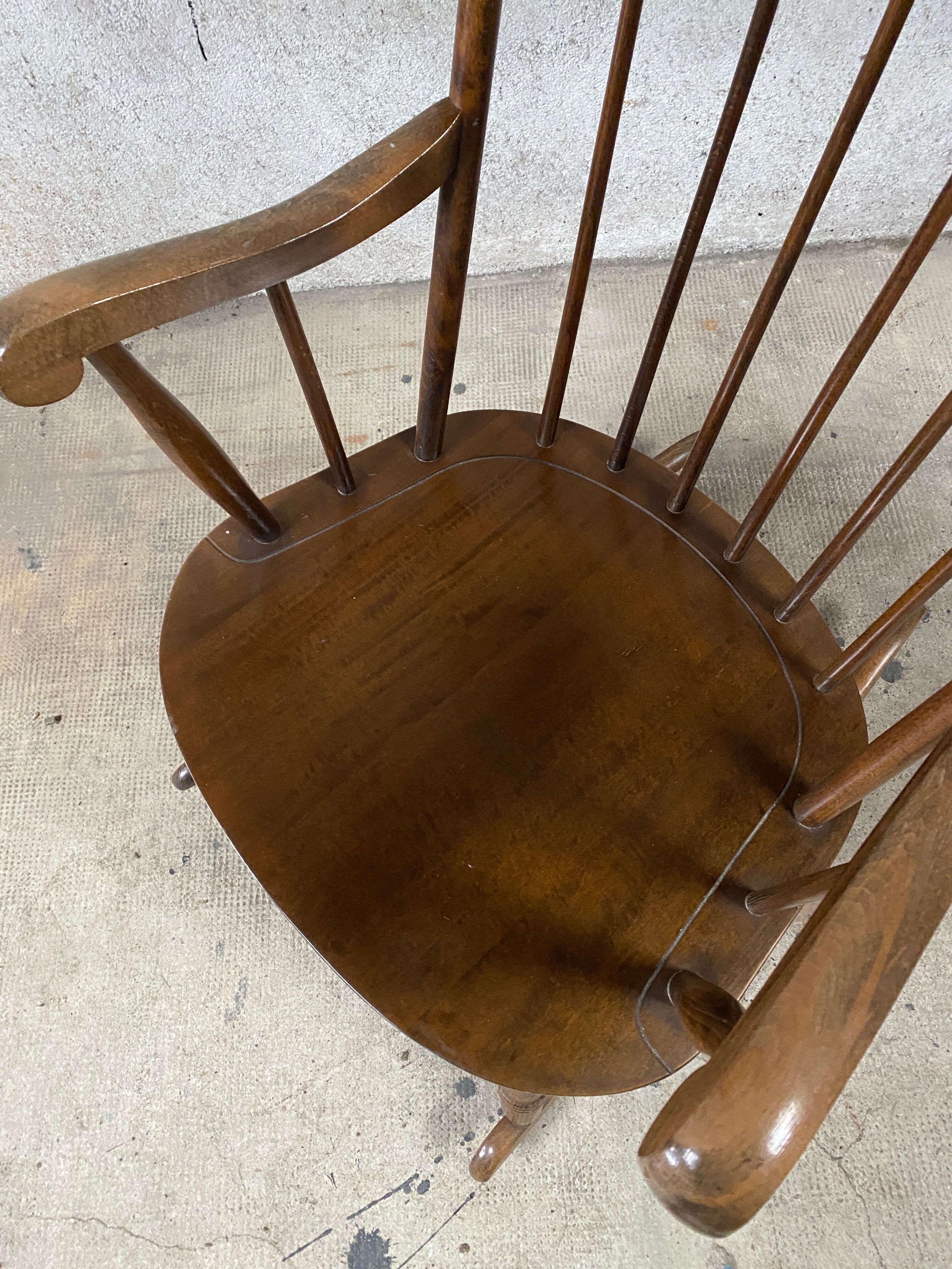 Old rocking-chair of the 50s