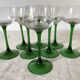Verres a pieds vintage