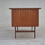 1960s, Danish teak wood desk, drawers.