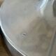 Pair of aluminium cast candle holders 52cm