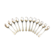 Set of 12 spoons in silver metal Apollo 18gr