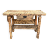 Workbench made of old wood