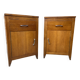 Amazing Pair of Scandinavian Bedside Tables Mid Century Style VI