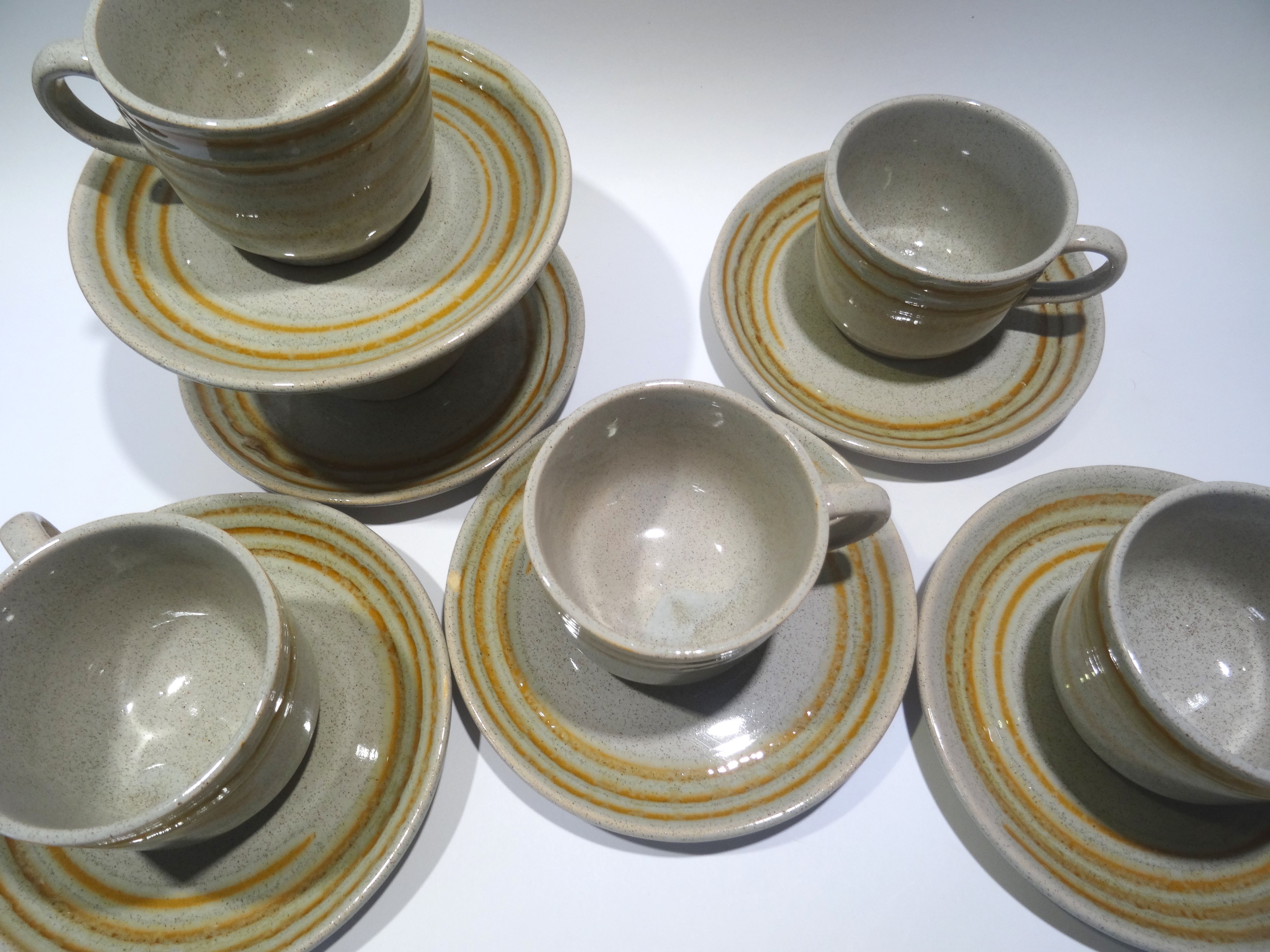 Sarreguemines coffee cups