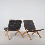 Set of Danish Cuba chairs designed by Morten Gøttler for Poul Jeppesen, 199
